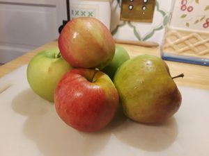 apple apples applesauce cutting board